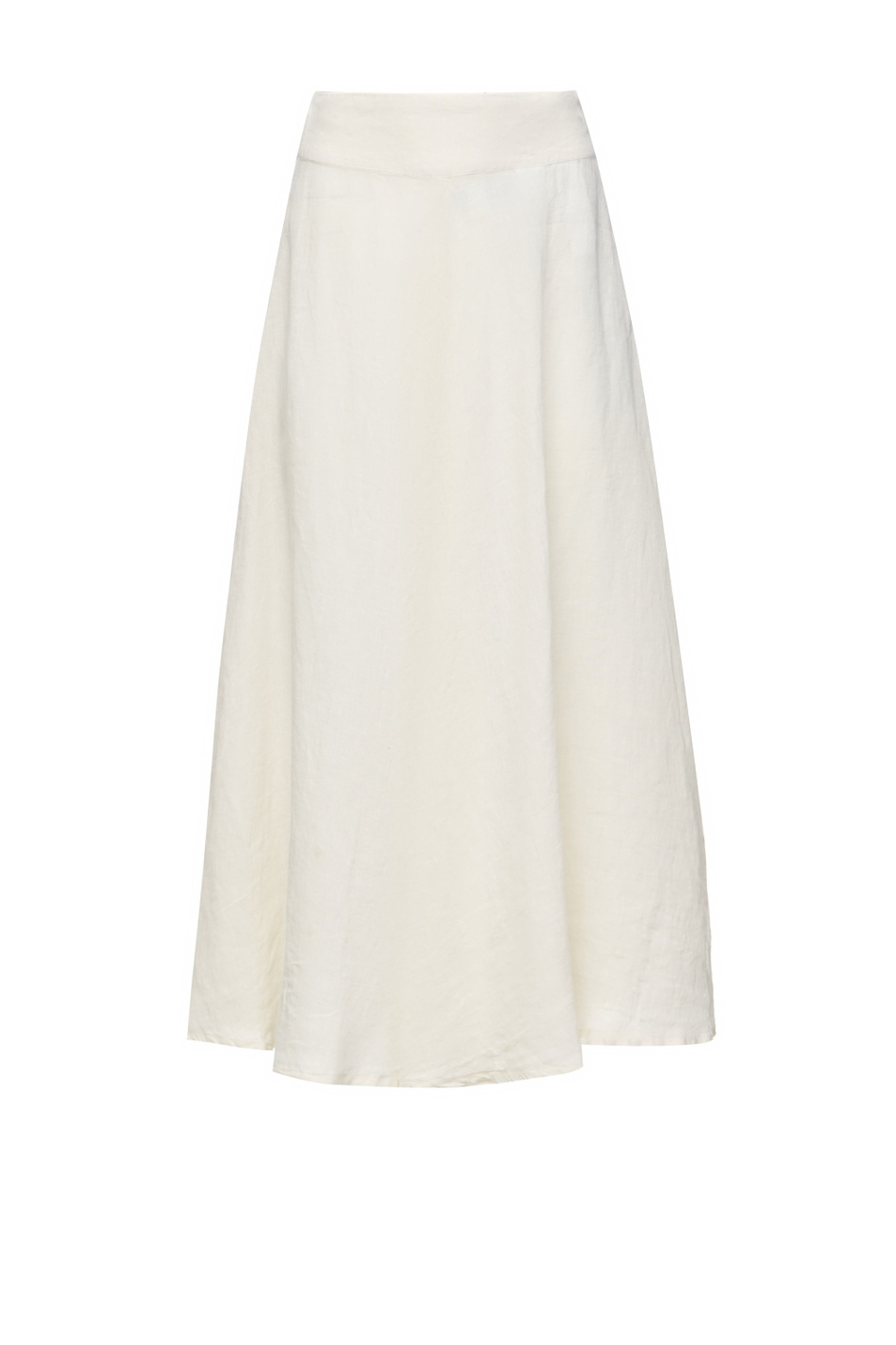 Женский 120% Lino Расклешенная однотонная юбка (цвет ), артикул V0W595T0000115000 | Фото 1