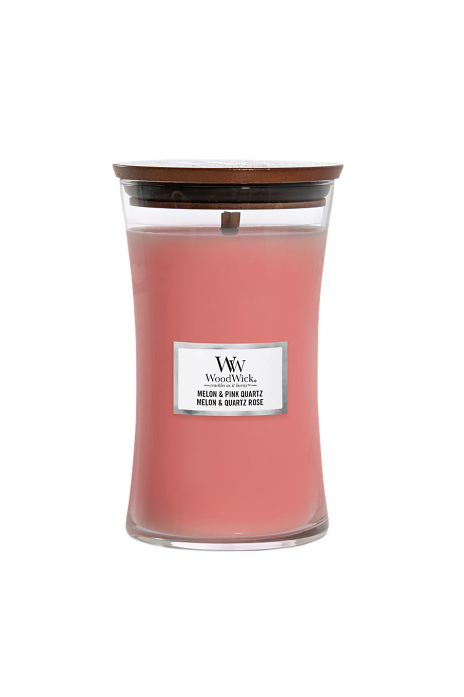 Woodwick Свеча "Дыня и розовый кварц" (цвет ), артикул 1681480E | Фото 1