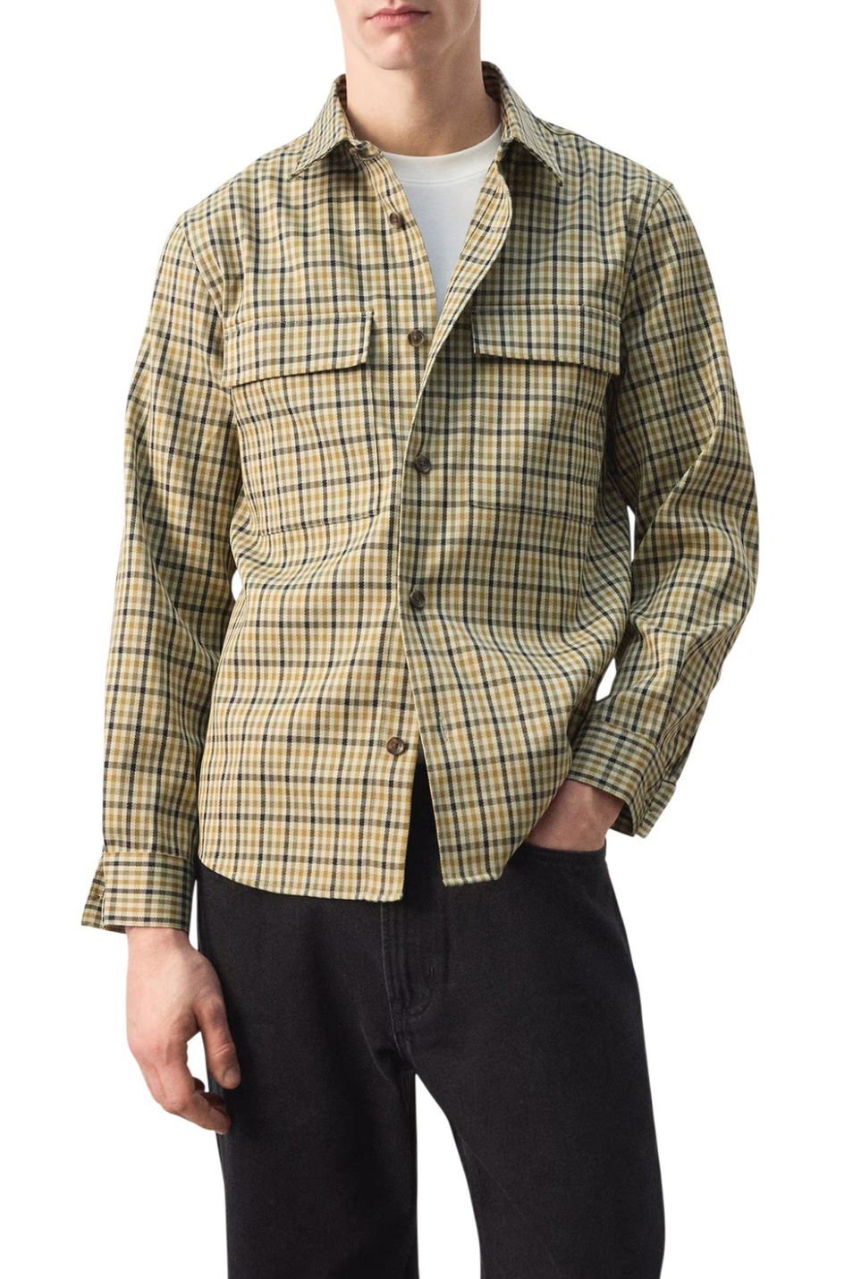 Мужской Mango Man Рубашка GABRIO в клетку (цвет ), артикул 27054423 | Фото 3