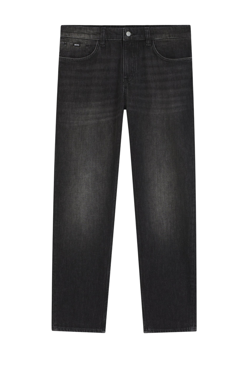 Джинсы Re.Maine из хлопка|Основной цвет:Черный Мужской BOSS Джинсы Re.Maine из хлопка (цвет ), артикул 50550527 | Фото 1