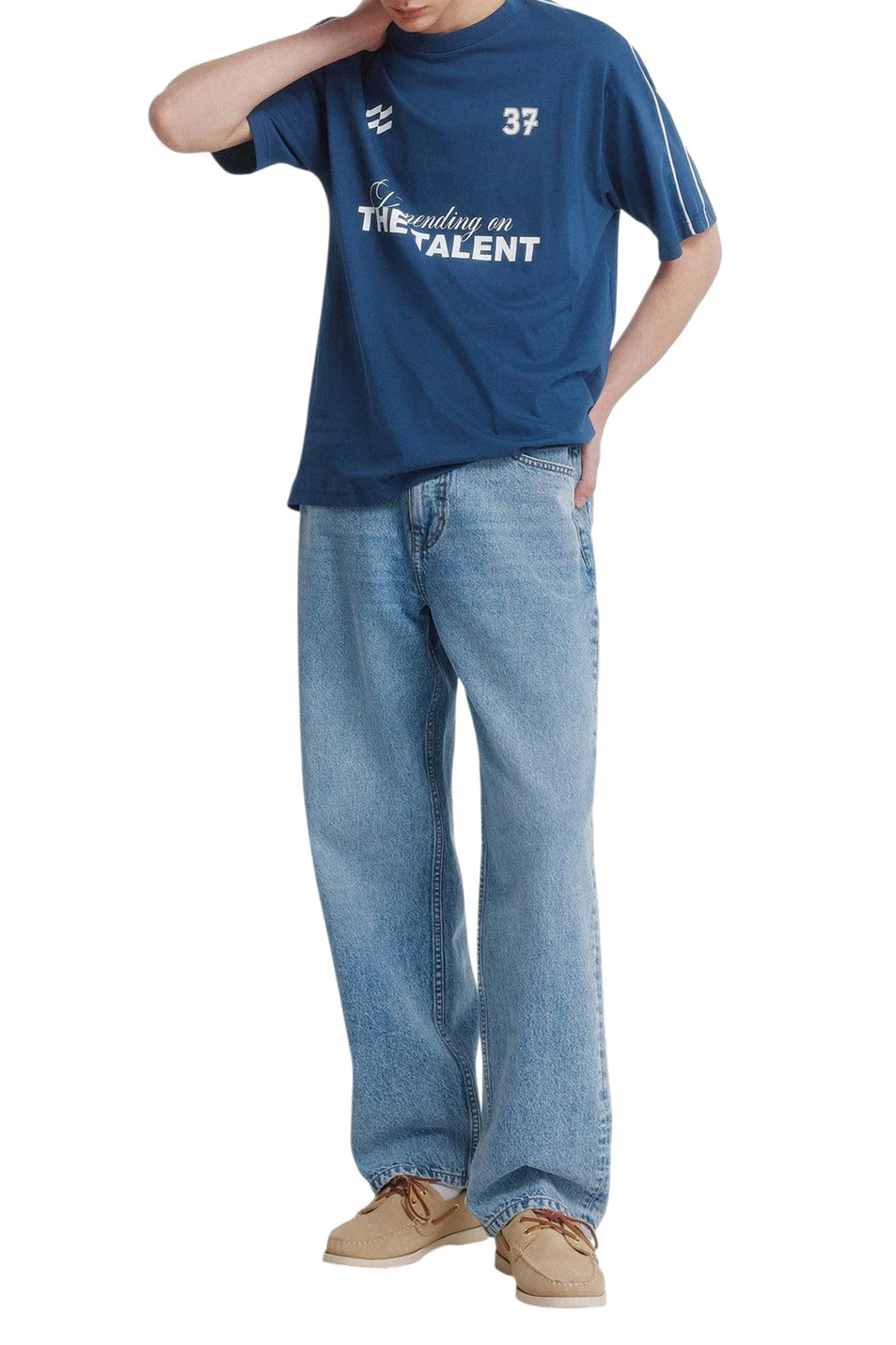 Мужской Springfield Футболка из хлопка (цвет ), артикул 0263441 | Фото 2