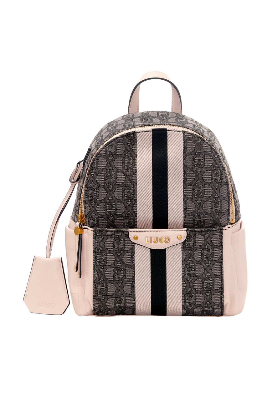 Рюкзак с логотипированным принтом|Основной цвет:Черный|Артикул:AA4145T9328 | Фото 1