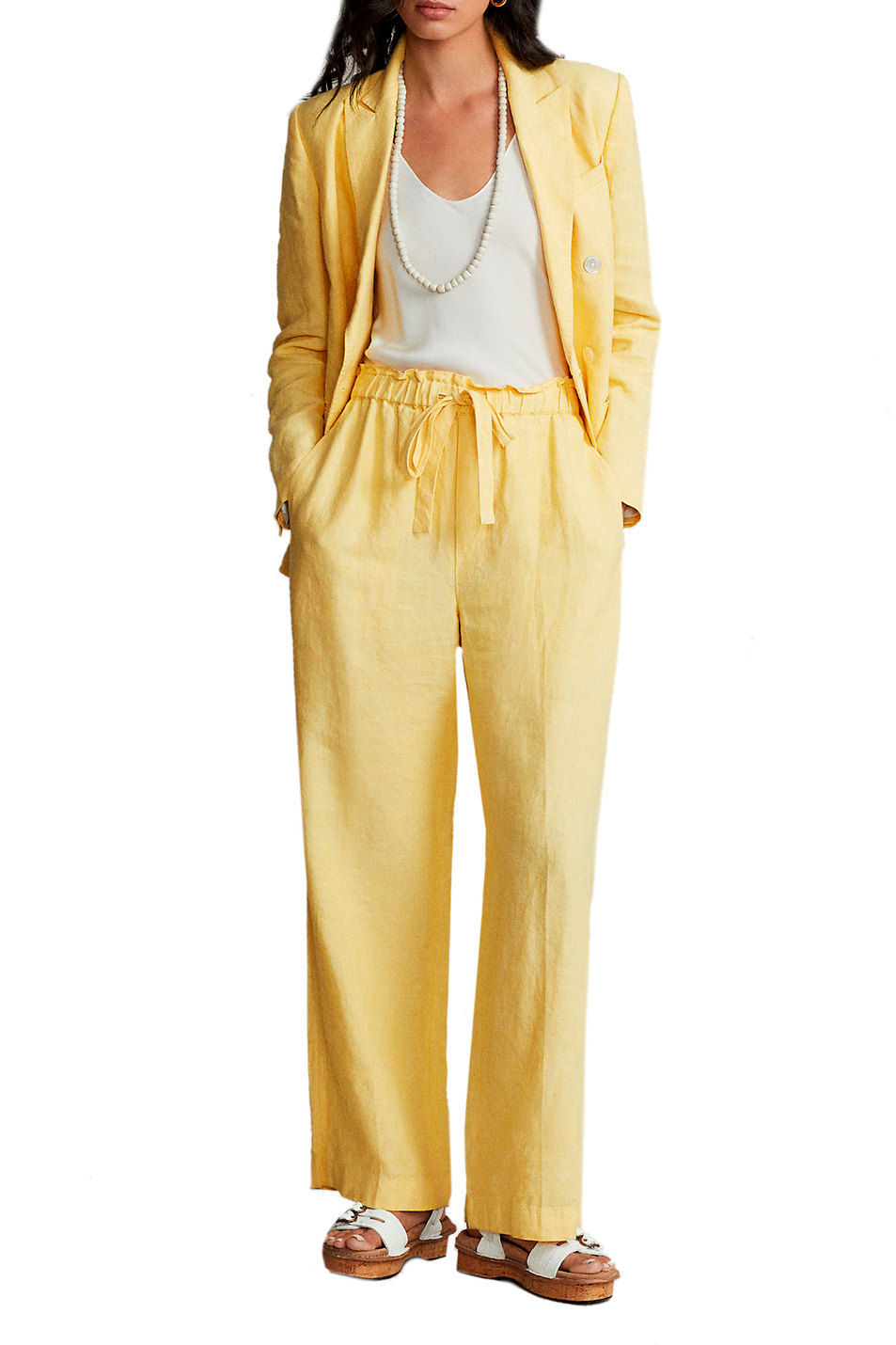 Женский Polo Ralph Lauren Льняные брюки (цвет ), артикул 211863643001 | Фото 2