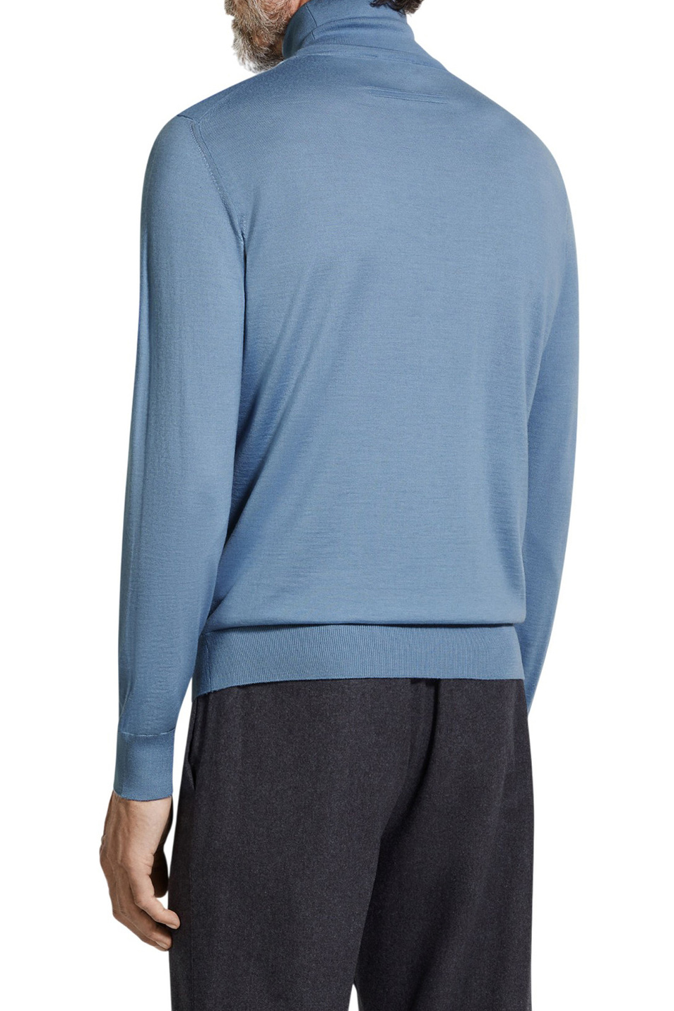 Мужской Zegna Водолазка из кашемира и шелка (цвет ), артикул UGJ00A2-120-A94 | Фото 4