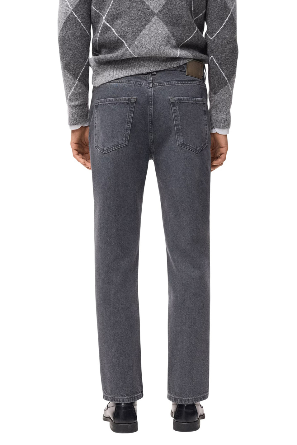 Джинсы LORI зауженные|Основной цвет:Серый Мужской Mango Man Джинсы LORI зауженные (цвет ), артикул 17037884 | Фото 4