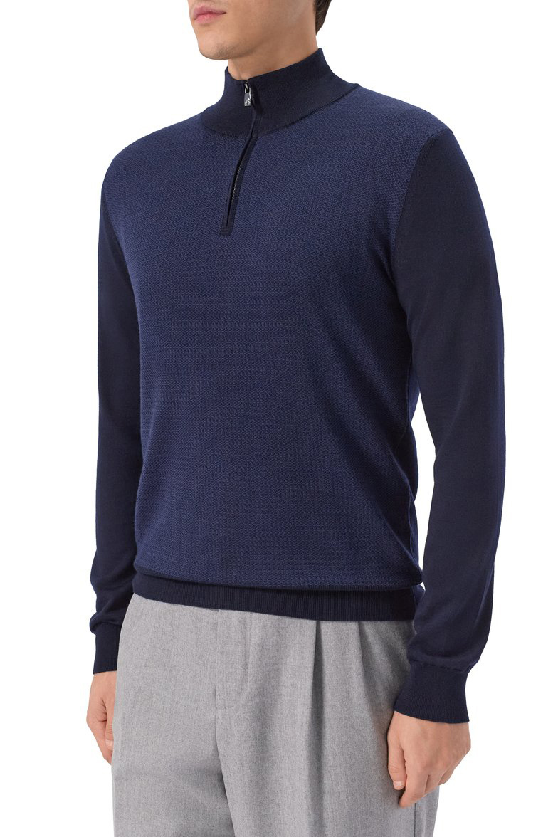 Мужской Corneliani Джемпер из шерсти (цвет ), артикул 26M50G-2625187 | Фото 3