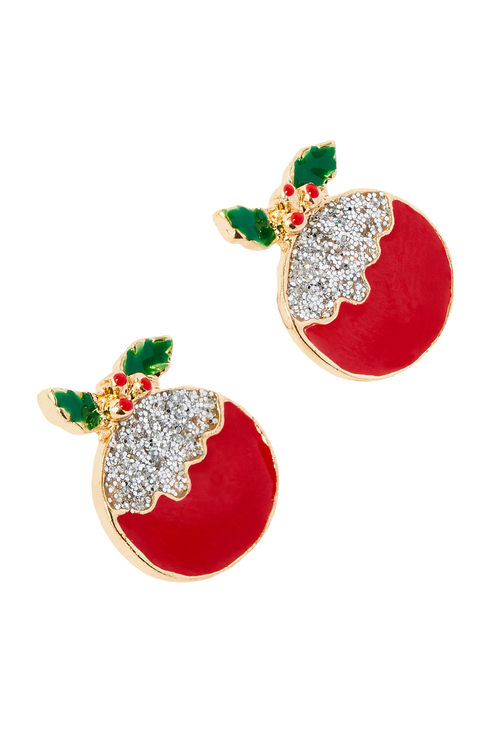 Женский Accessorize Маленькие серьги в виде новогоднего шара (цвет ), артикул 281132 | Фото 1