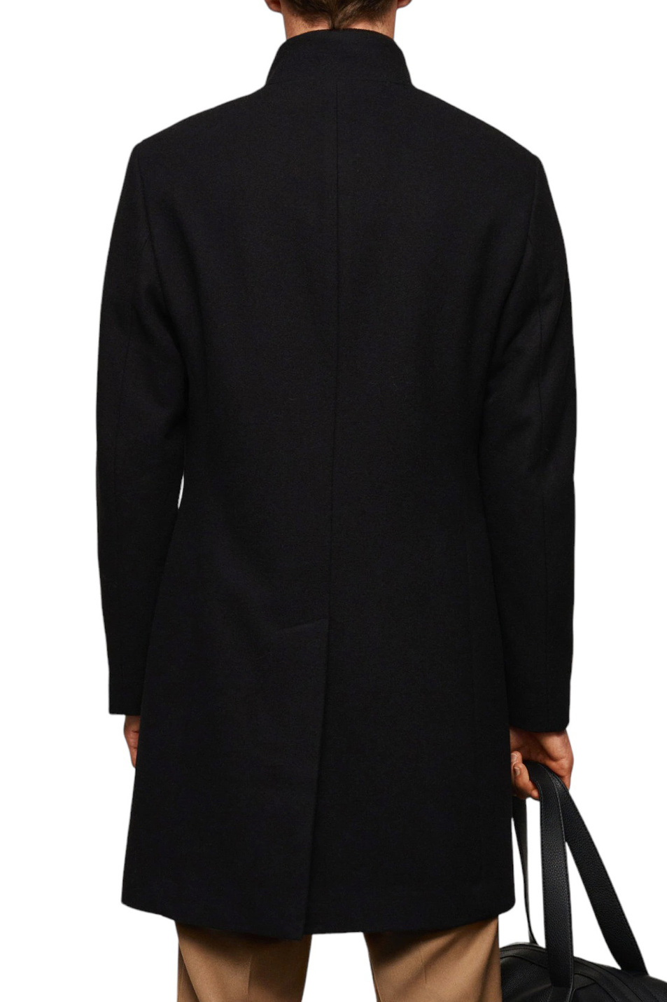 Мужской Mango Man Пальто однотонное FUNNEL (цвет ), артикул 57025950 | Фото 4
