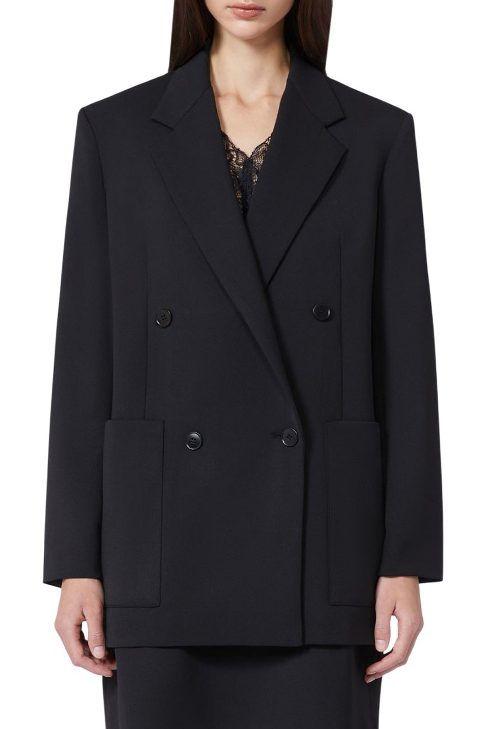 Женский Weekend Max Mara Пиджак двубортный VELOCE (цвет ), артикул 2615041081 | Фото 3