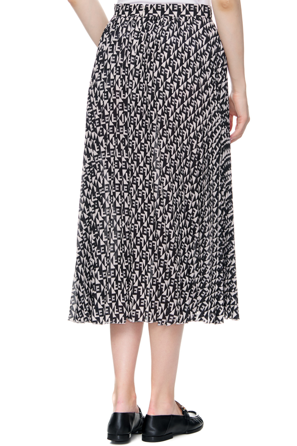 Elisabetta Franchi Плиссированная юбка с принтом (цвет ), артикул GO46726E2 | Фото 6