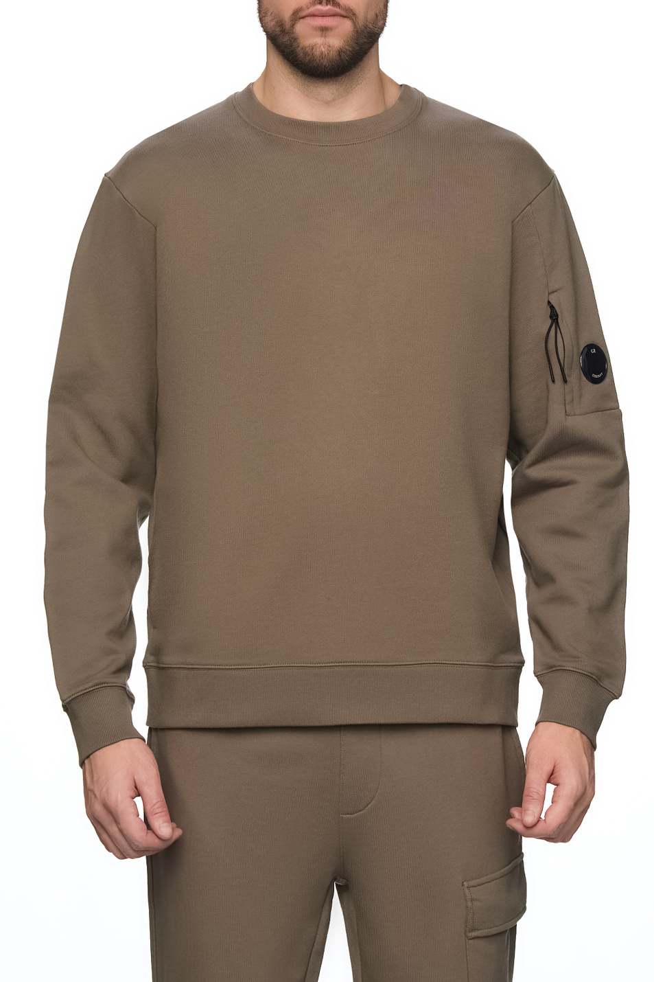 Мужской C.P. Company Свитшот из хлопка (цвет ), артикул 17CMSS023A005086W | Фото 3