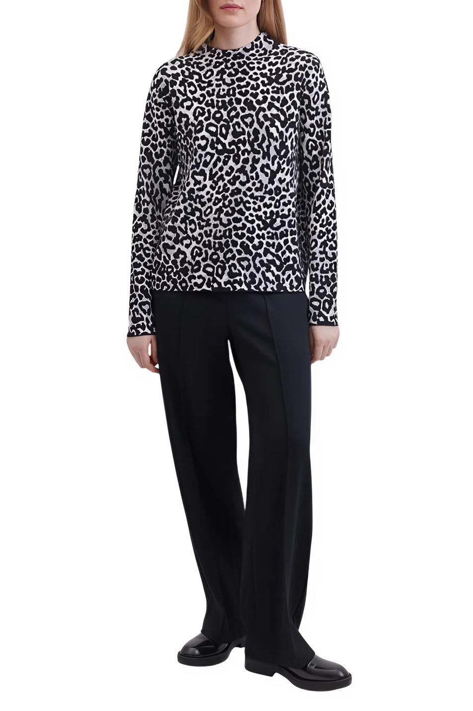 Женский Gerry Weber Джемпер с анималистичным принтом (цвет ), артикул 919012-57002 | Фото 3