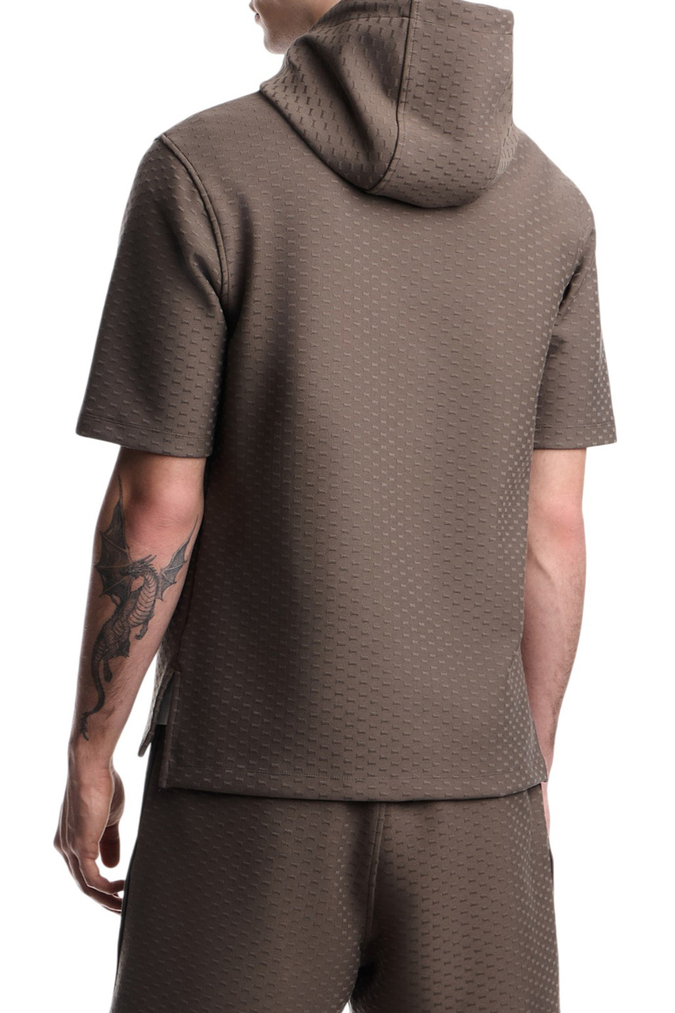 Мужской Emporio Armani Худи из смесового хлопка (цвет ), артикул EM005221-AF13700 | Фото 4