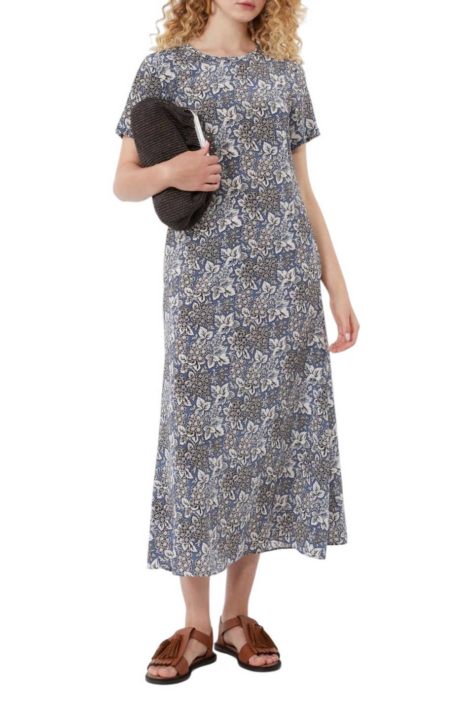 Женский Weekend Max Mara Платье CRESPO из шелка (цвет ), артикул 2615221042 | Фото 3