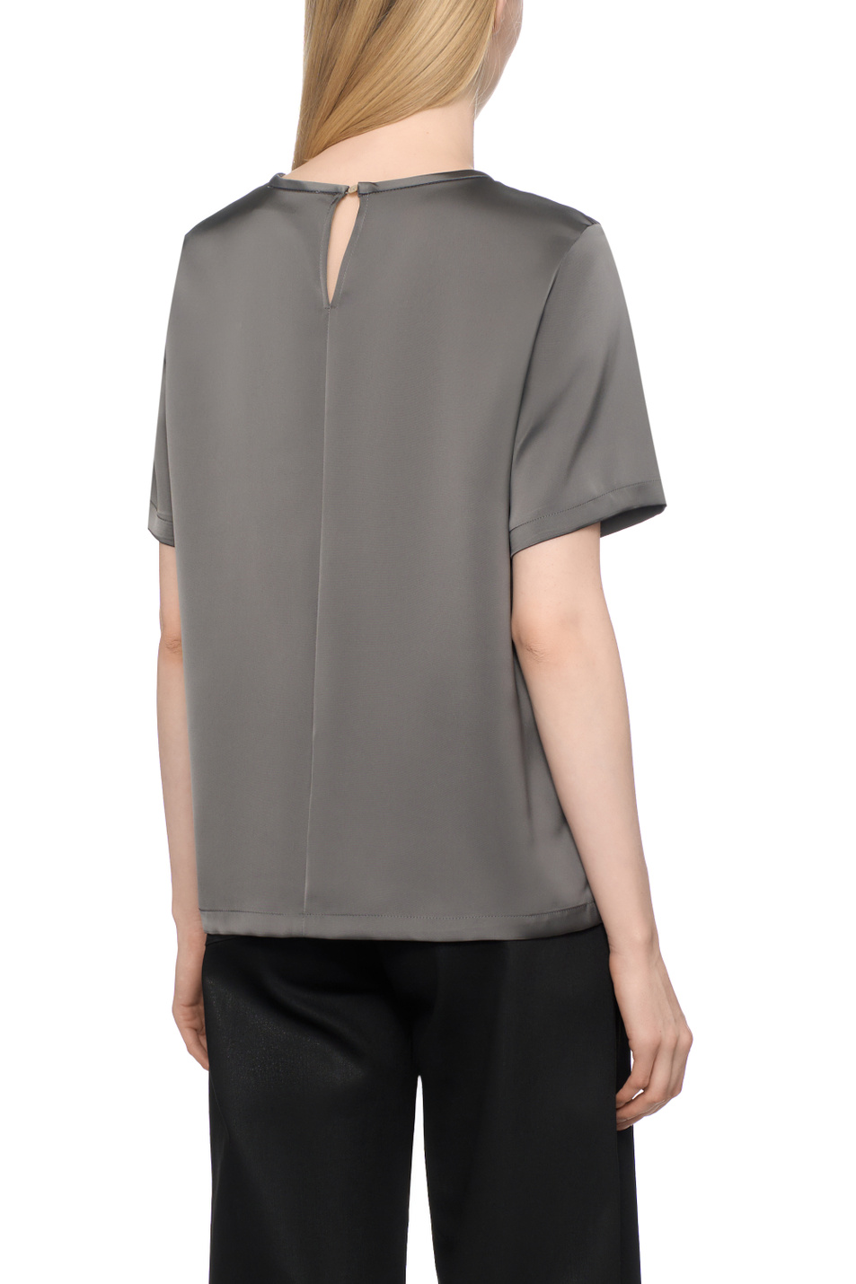 Женский iBLUES Блузка ADVICE1 из атласа (цвет ), артикул 2527116231 | Фото 5