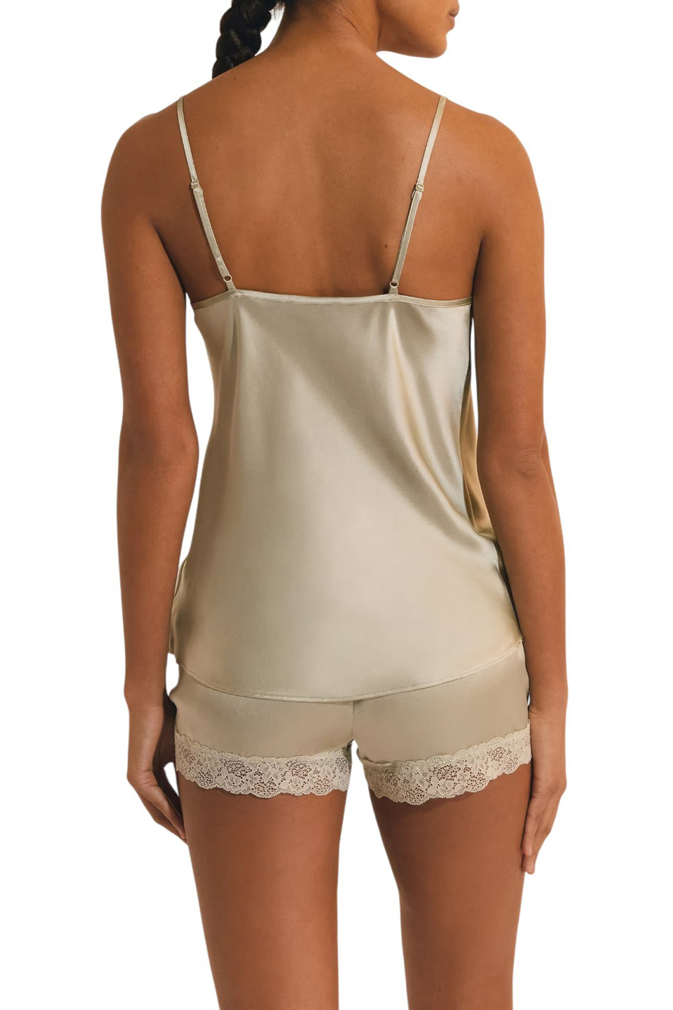 Женский Etam Топ MILKY из натурального шелка (цвет ), артикул 6515344 | Фото 3