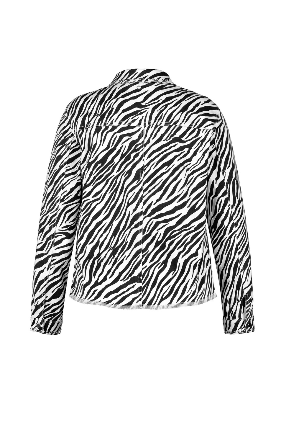 Samoon Джинсовая куртка из органического хлопка с зебровым принтом (цвет ), артикул 630009-21218 | Фото 2
