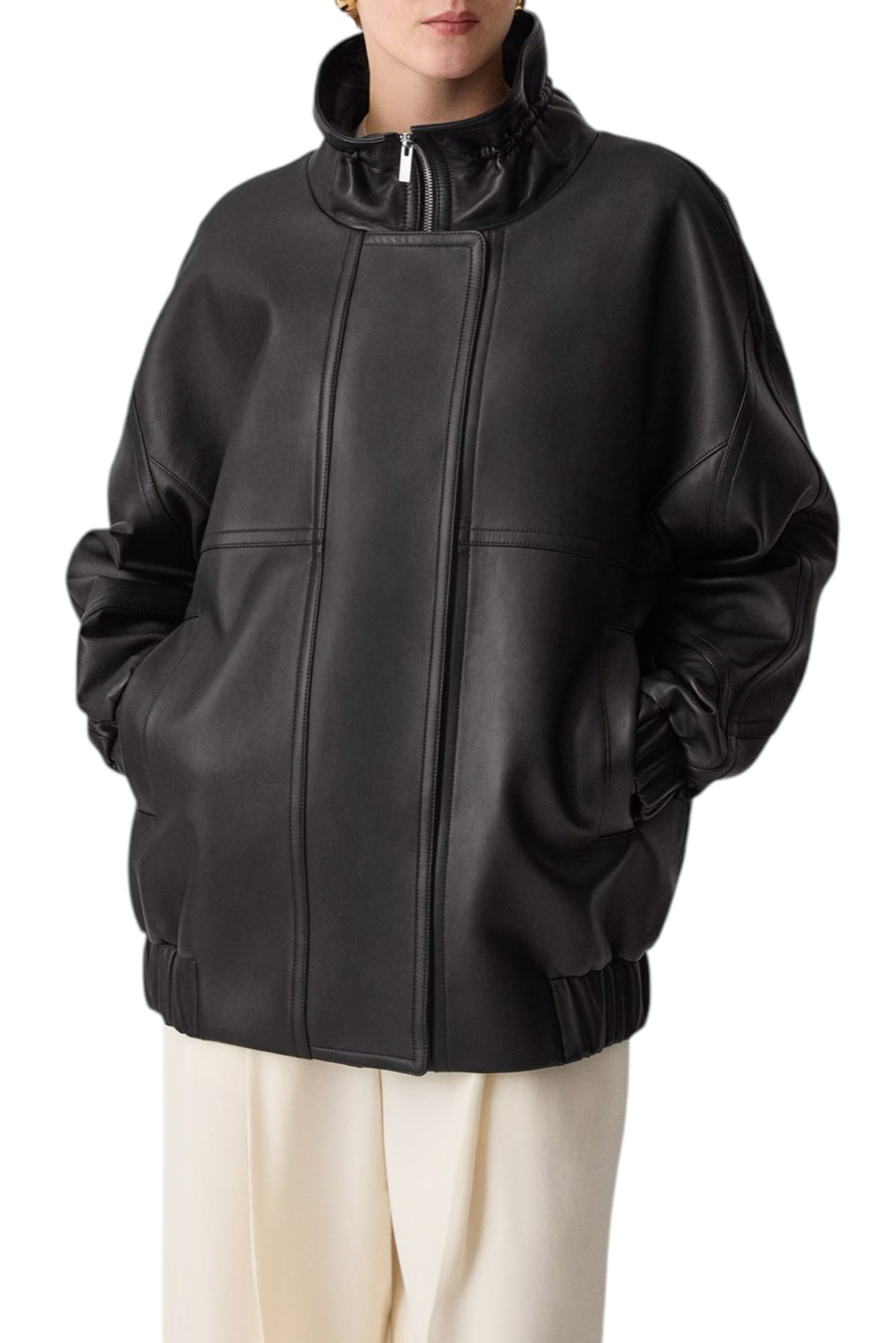 Женский Theory Куртка из натуральной кожи (цвет ), артикул Q0100403 | Фото 3