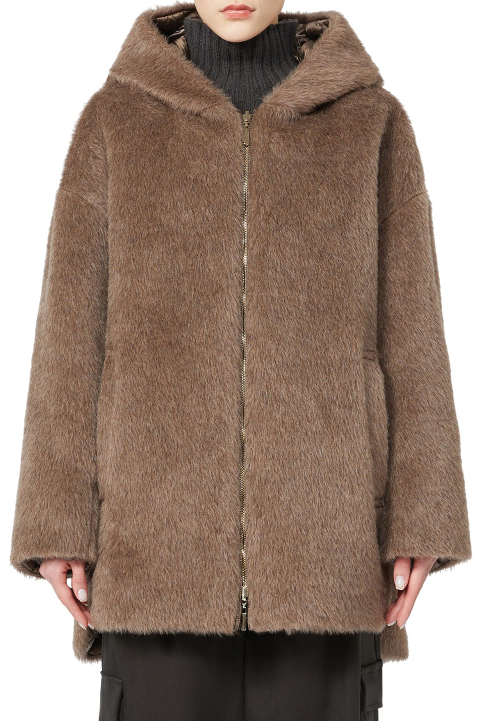 Женский Max Mara Полупальто SPACEFE двустороннее (цвет ), артикул 2529486135 | Фото 3