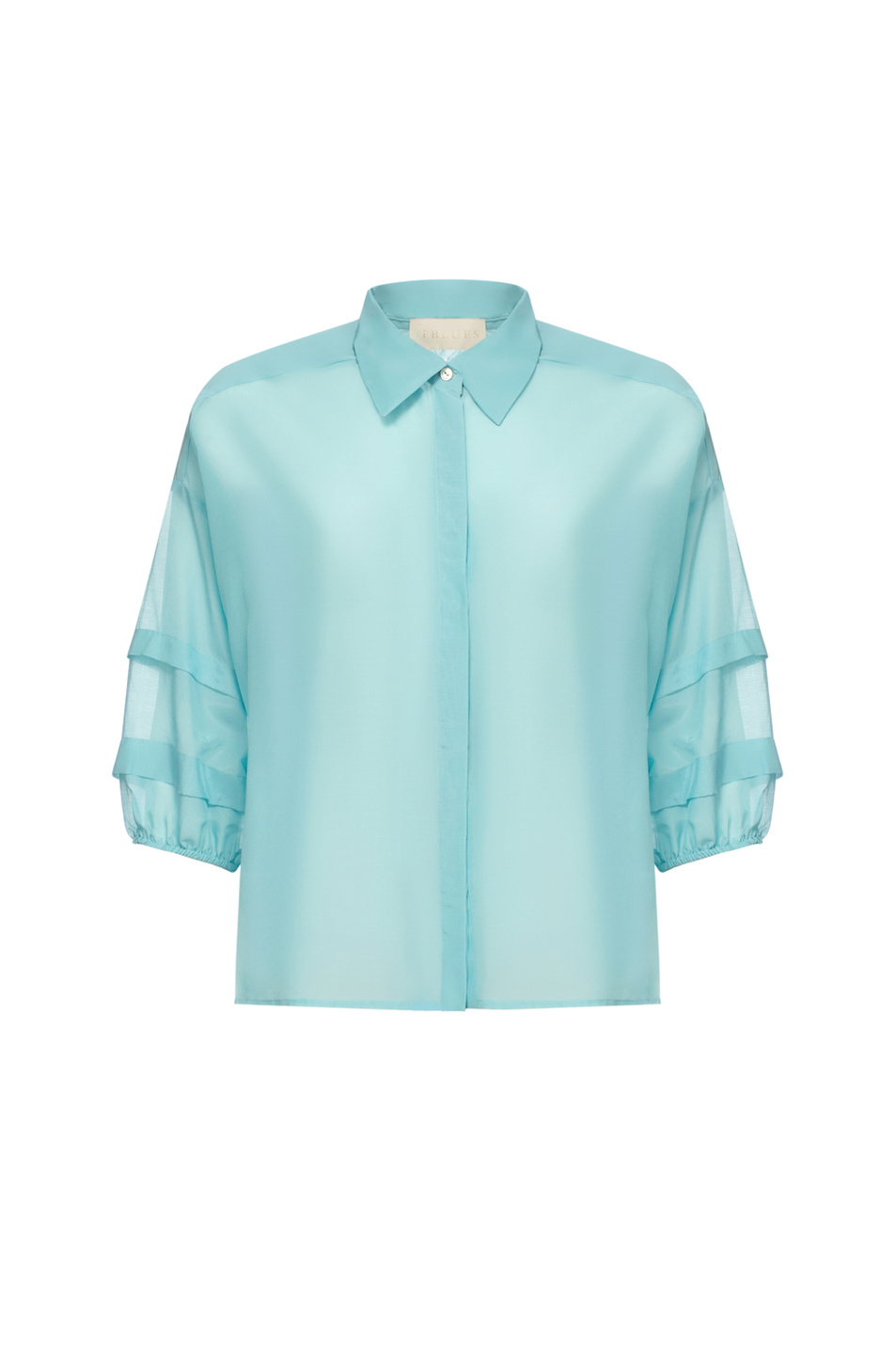 Женский iBLUES Блузка IBLFASTOSO из хлопка и шелка (цвет ), артикул 2617111082 | Фото 1