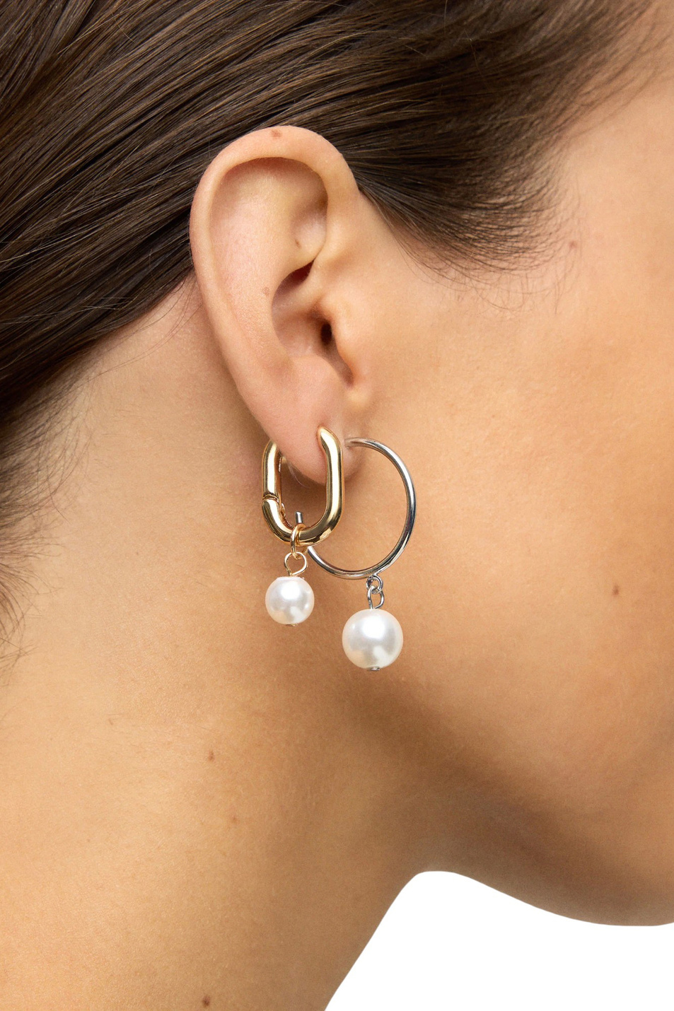 Женский Parfois Серьги-кольца в комплекте из 3 пар (цвет ), артикул 239374 | Фото 3