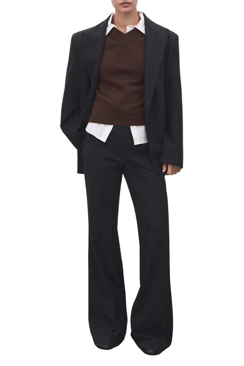 Женский Mango Джемпер VALENCIA с V-образным вырезом (цвет ), артикул 17007821 | Фото 2