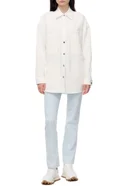 Женский HUGO Рубашка из смесового хлопка с нагрудными карманами (цвет ), артикул 50473216 | Фото 3