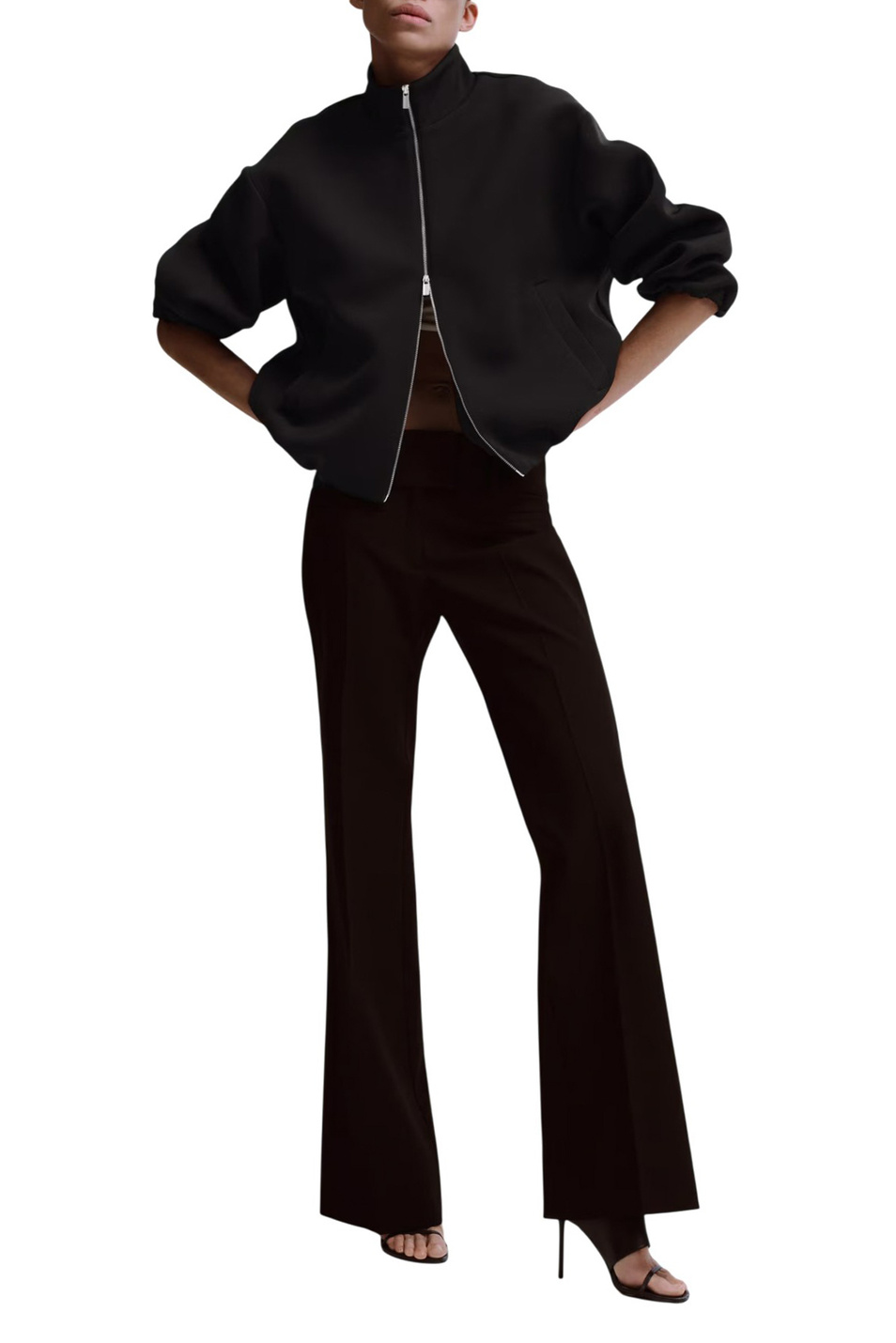 Женский Mango Куртка LUCKY на молнии (цвет ), артикул 27093342 | Фото 2