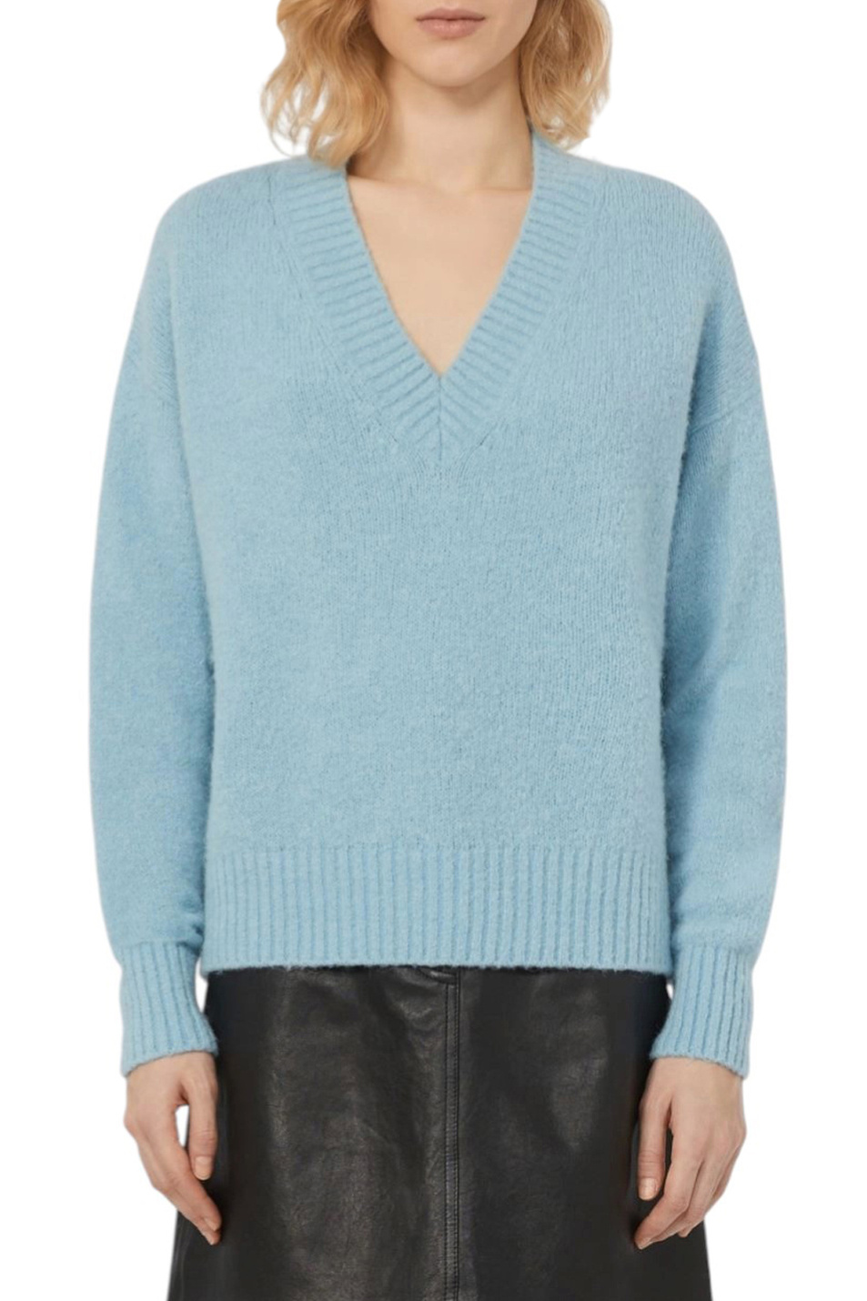 Женский Weekend Max Mara Пуловер VISITA однотонный (цвет ), артикул 2525366122 | Фото 3