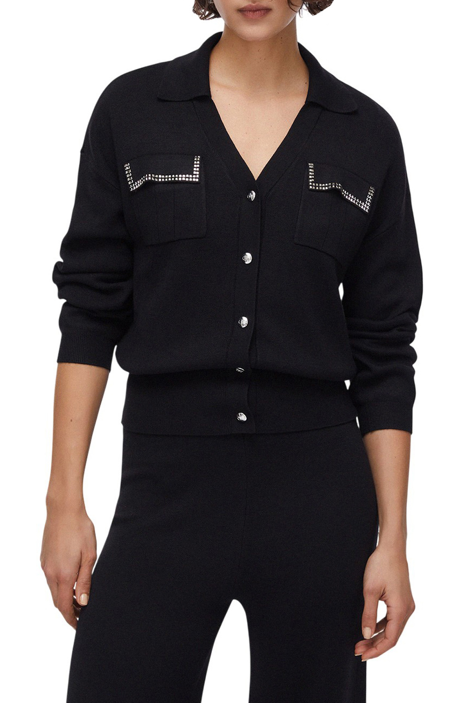 Женский Liu Jo Кардиган со стразами (цвет ), артикул TA6041MS59L | Фото 3