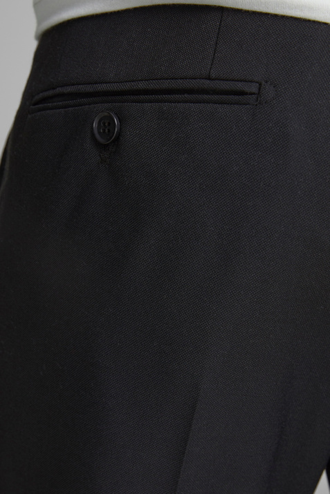 Jack & Jones Зауженные костюмные брюки (Черный цвет), артикул 12141112 | Фото 3