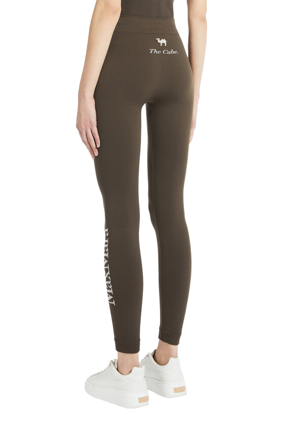 Легинсы BALIA с логотипом|Основной цвет:Хаки Женский Max Mara Легинсы BALIA с логотипом (цвет ), артикул 98160129 | Фото 3