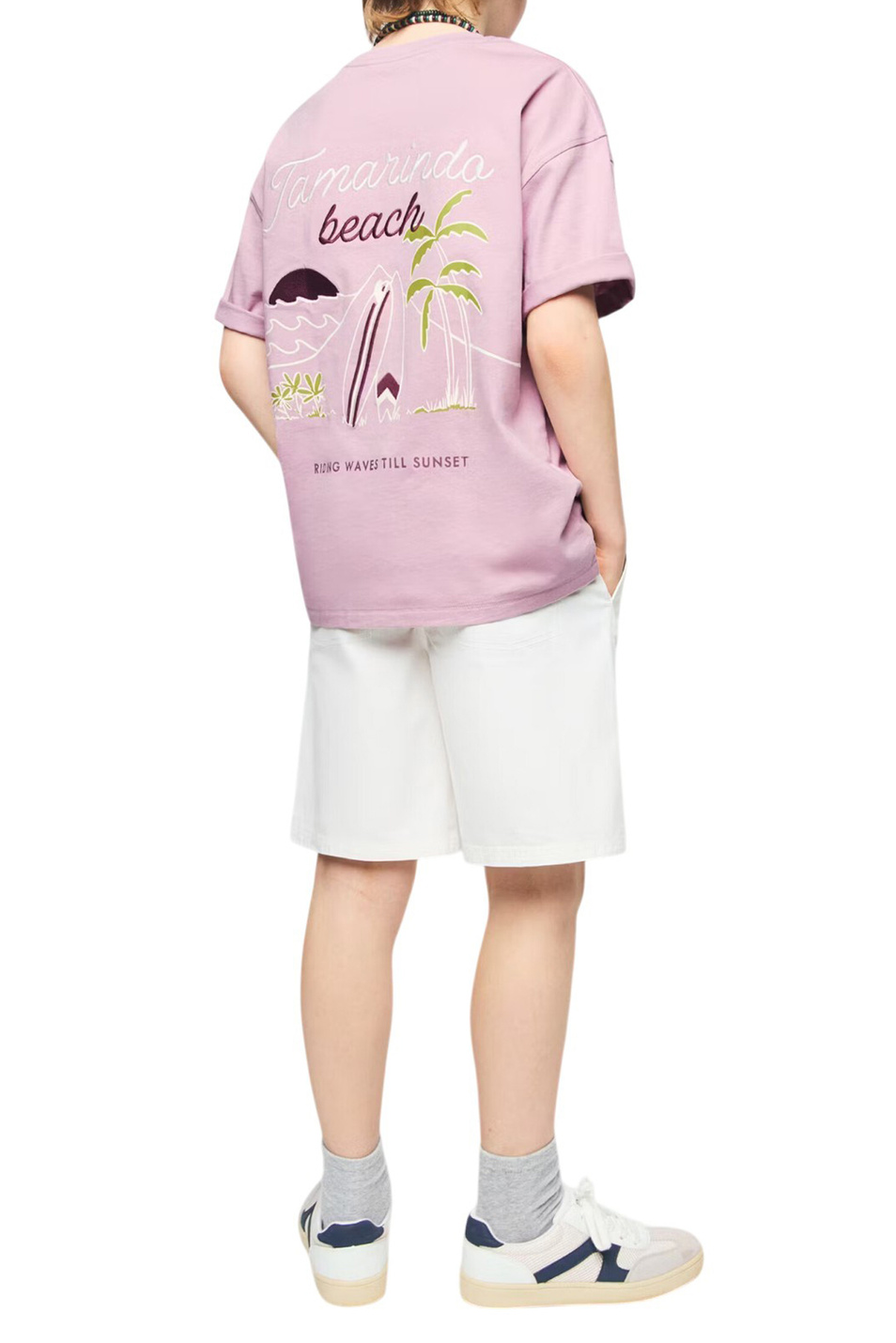 Мальчикам Mango Kids Футболка TAMARI с вышивкой (цвет ), артикул 27088267 | Фото 4