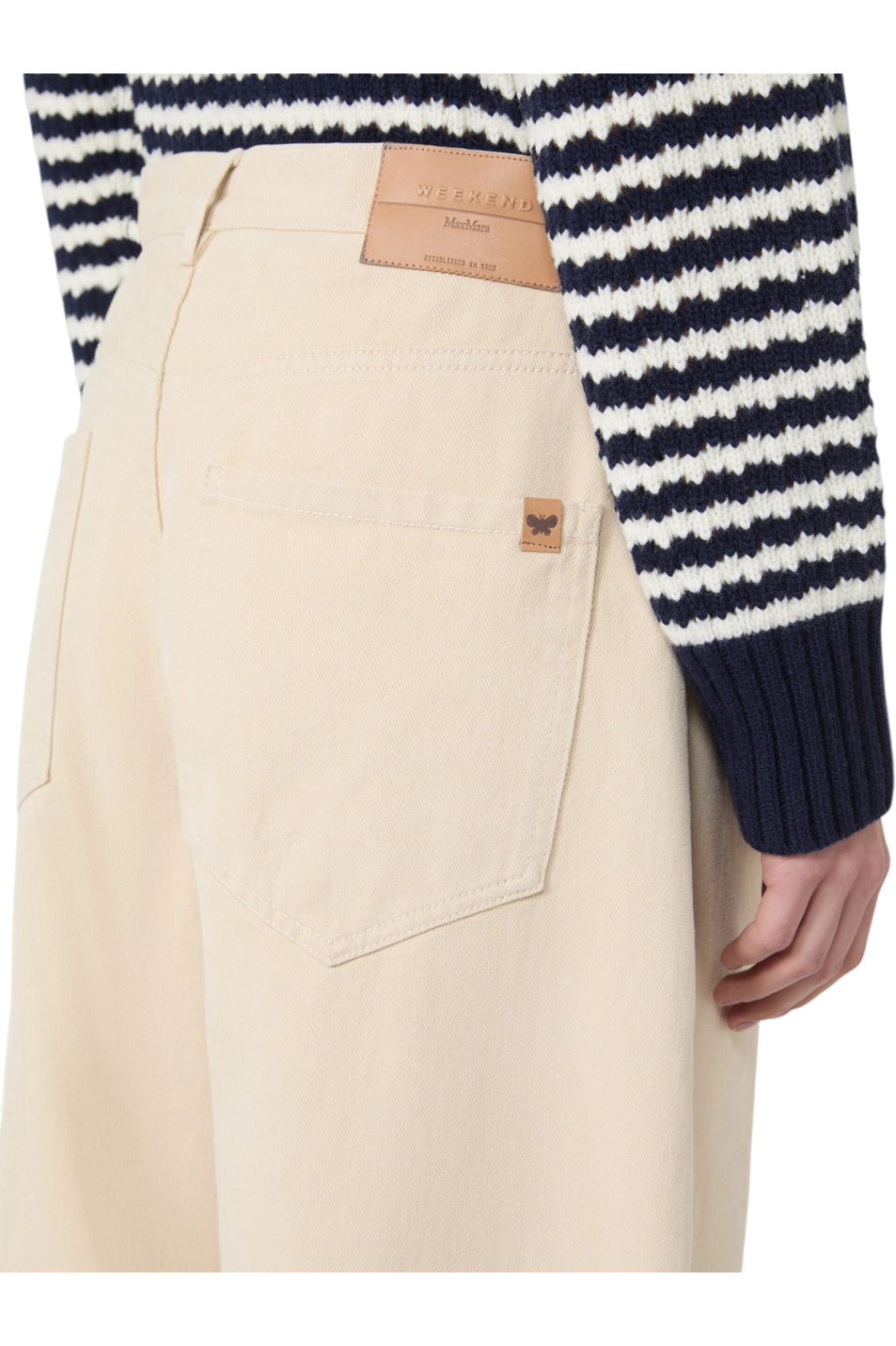 Женский Weekend Max Mara Джинсы ORDINE из хлопка (цвет ), артикул 2625136072 | Фото 5