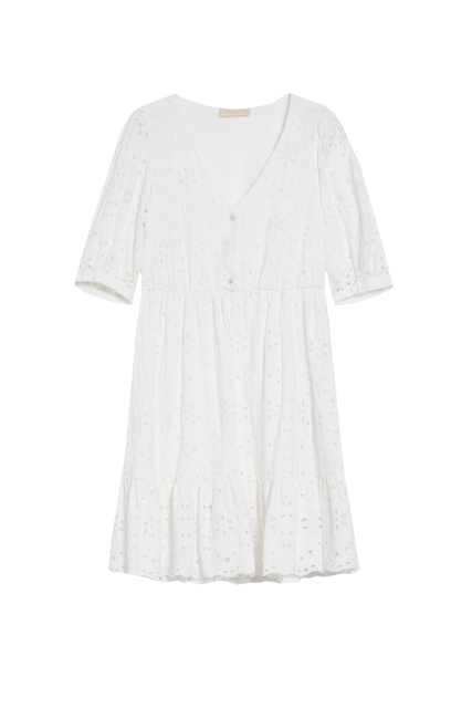Платье BARI с кружевом|Основной цвет:Белый|Артикул:2372211532 | Фото 1