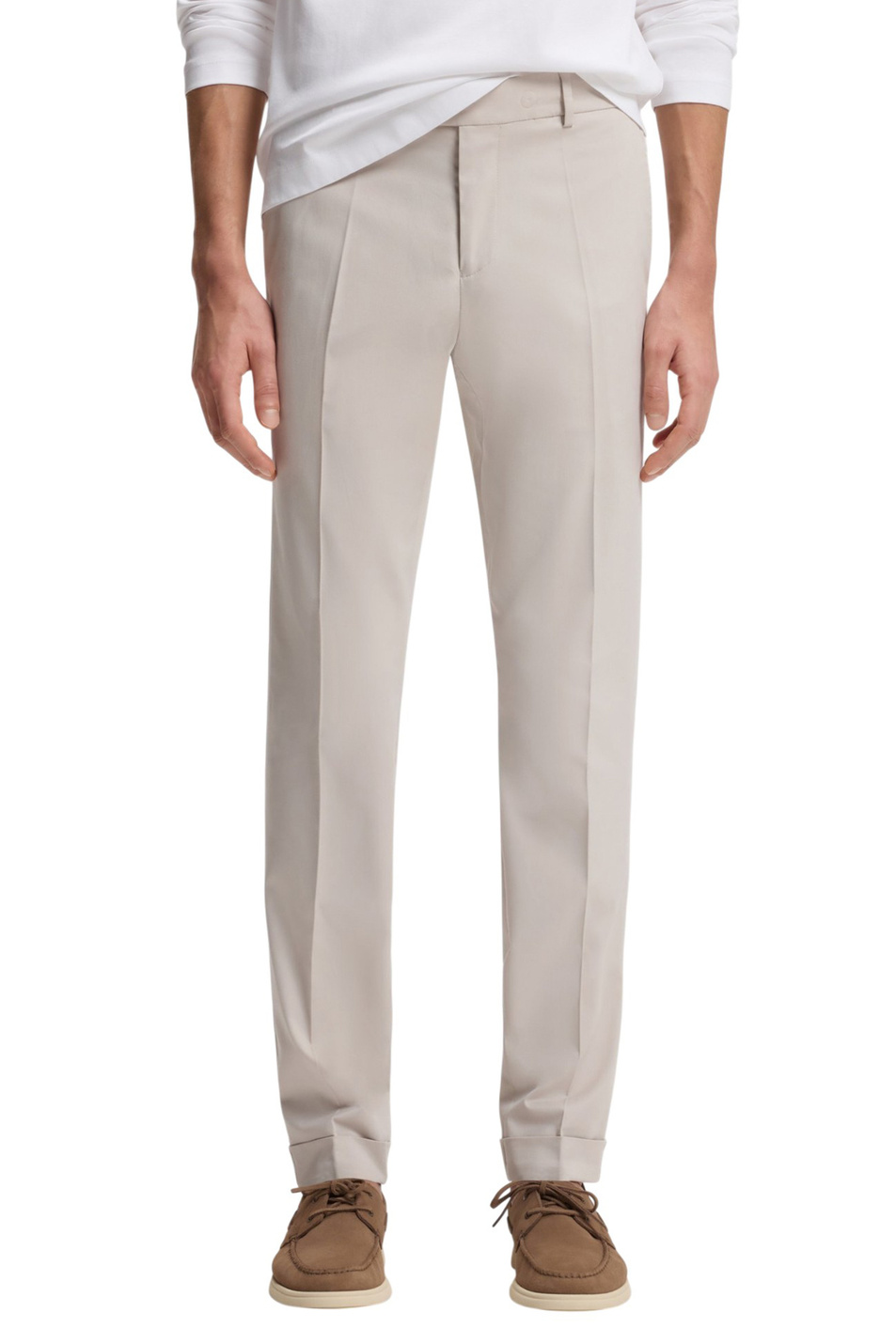 Мужской BOSS Брюки Genius из эластичного хлопка (цвет ), артикул 50561572 | Фото 3