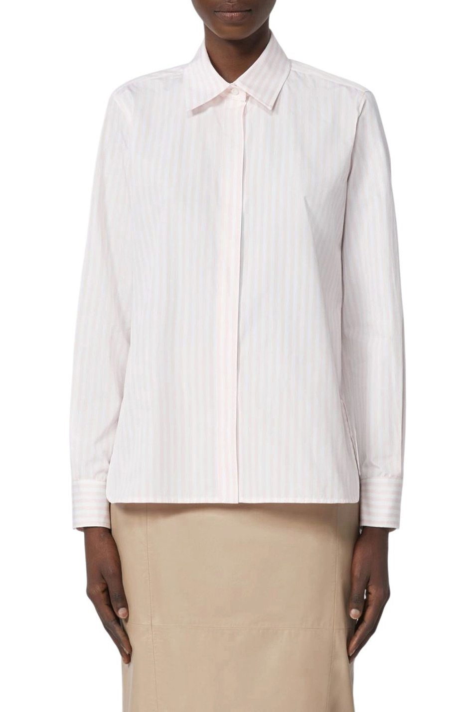 Женский Max Mara Рубашка ACCENNI из хлопка (цвет ), артикул 2611111111 | Фото 3