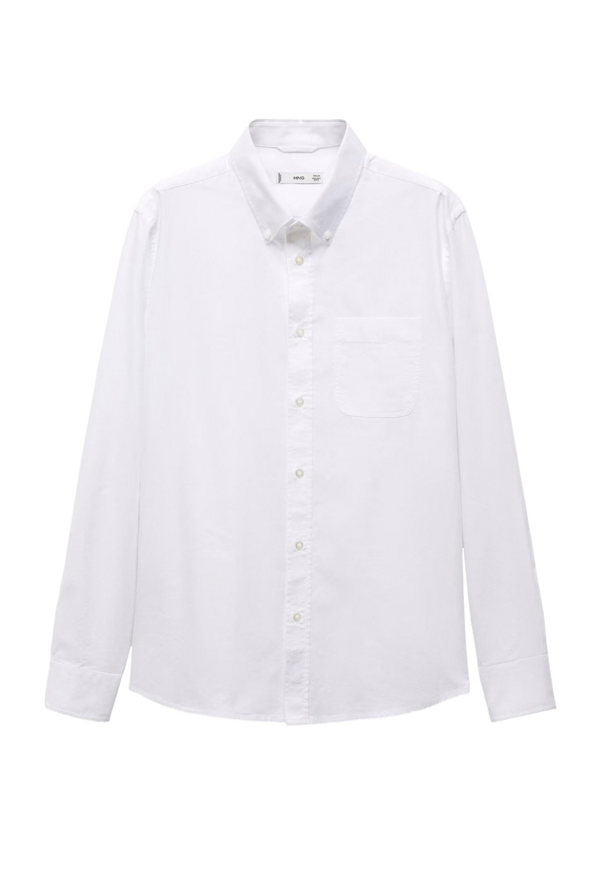 Рубашка OXFORD из натурального хлопка|Основной цвет:Белый|Артикул:67080625 | Фото 1