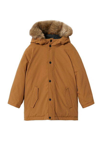 Куртка SUZI со съемным капюшоном|Основной цвет:Горчичный|Артикул:37036305 | Фото 1