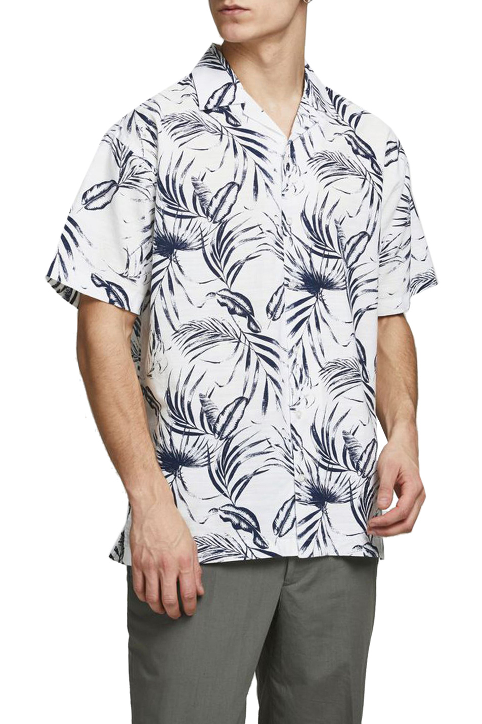 Jack & Jones Рубашка с короткими рукавами и пальмовым принтом (цвет ), артикул 12182753 | Фото 4