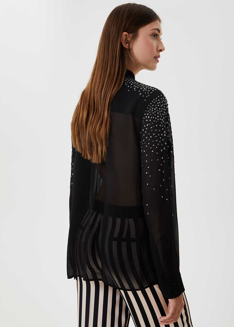 Женский Liu Jo Блузка со стразами (цвет ), артикул IF0129T5252 | Фото 4