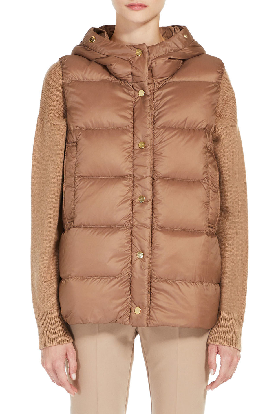 Женский Max Mara Жилет JSOFT двусторонний стеганый (цвет ), артикул 2392910337 | Фото 4