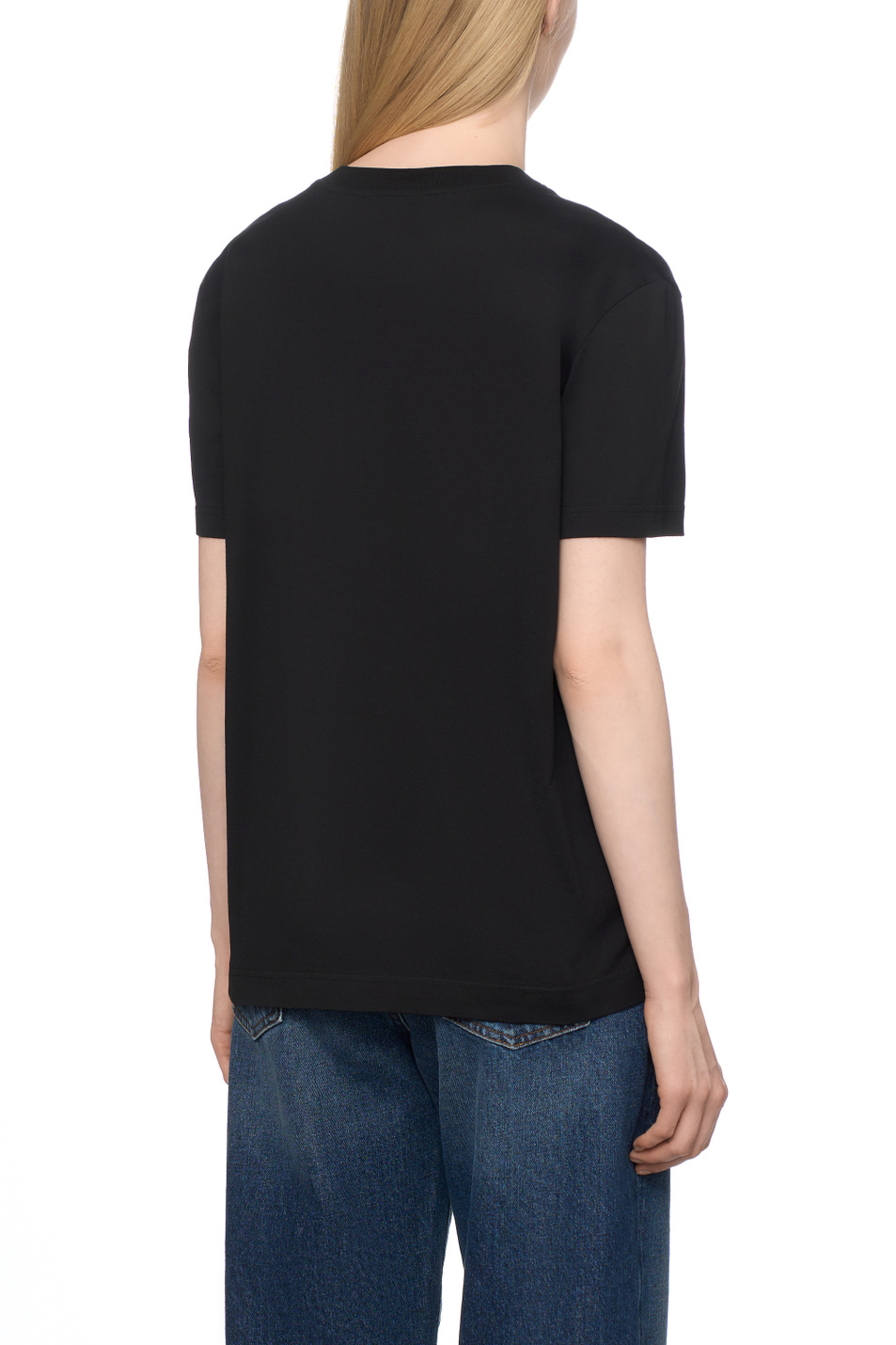 Женский Dolce & Gabbana Футболка из хлопка (цвет ), артикул F8V42Z-GDDL7 | Фото 5