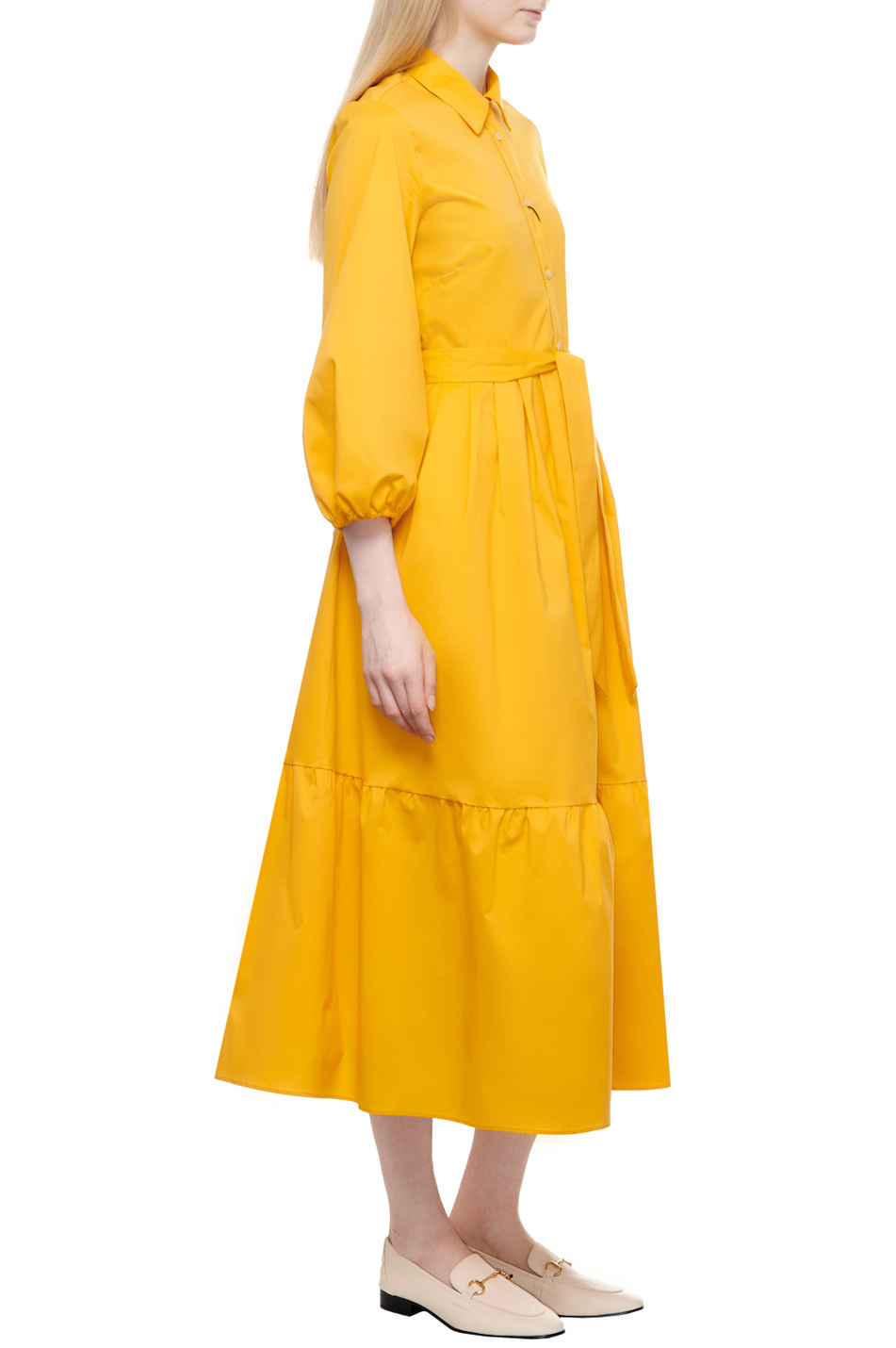 Женский Emme Marella Платье NITRITE из эластичного хлопка (цвет ), артикул 2415221151 | Фото 2