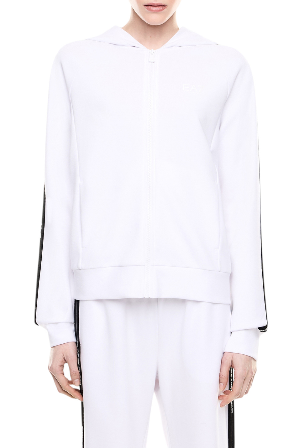 Женский EA7 Толстовка с логотипом (цвет ), артикул 7W000960-AF12501 | Фото 3