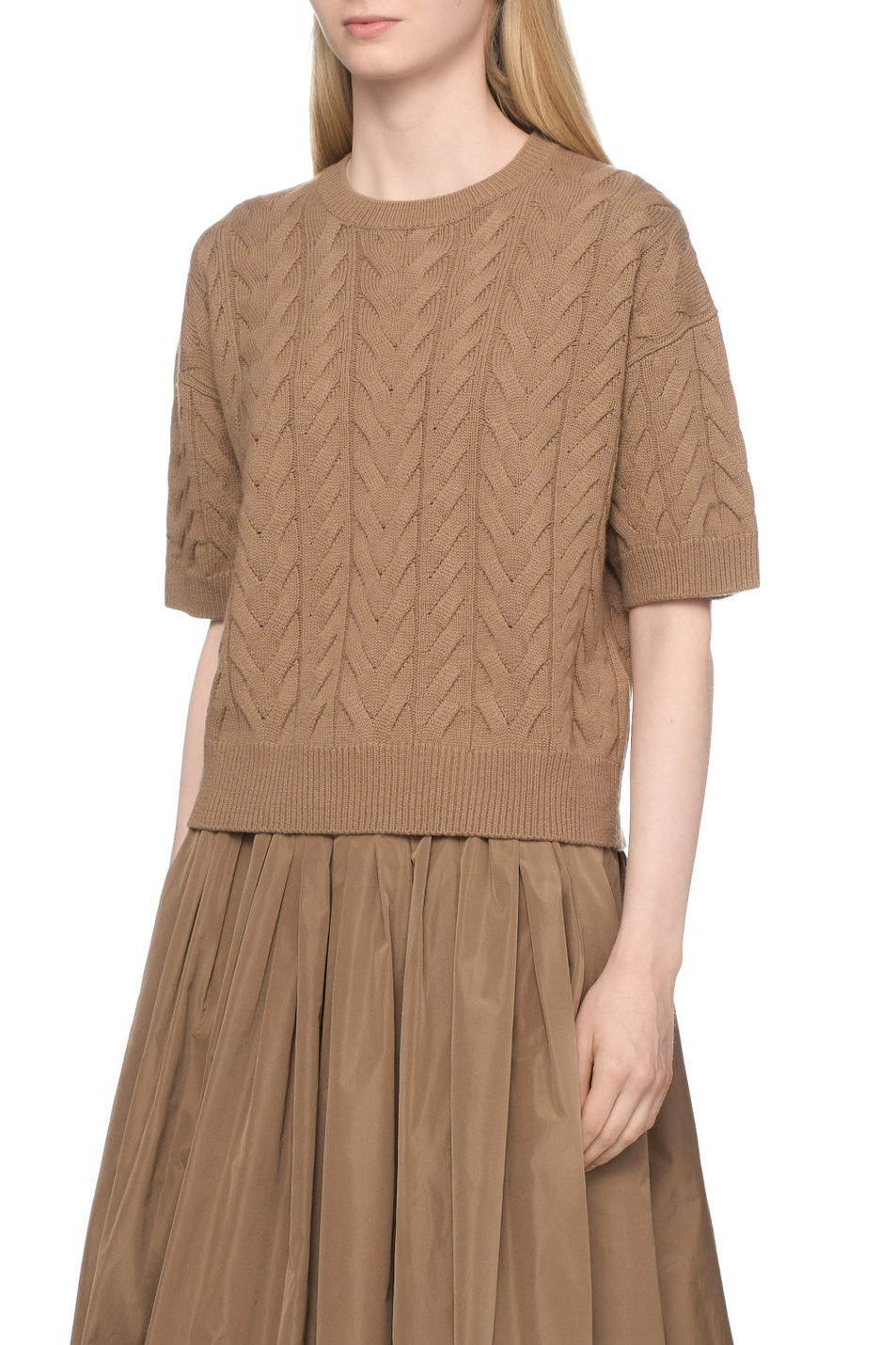 Женский Max Mara Джемпер DOMINUS из шерсти (цвет ), артикул 2529366111 | Фото 4