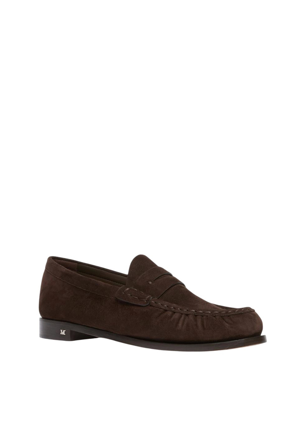 Женский Max Mara Лоферы SPONDA из натуральной замши (цвет ), артикул 2624526031 | Фото 2