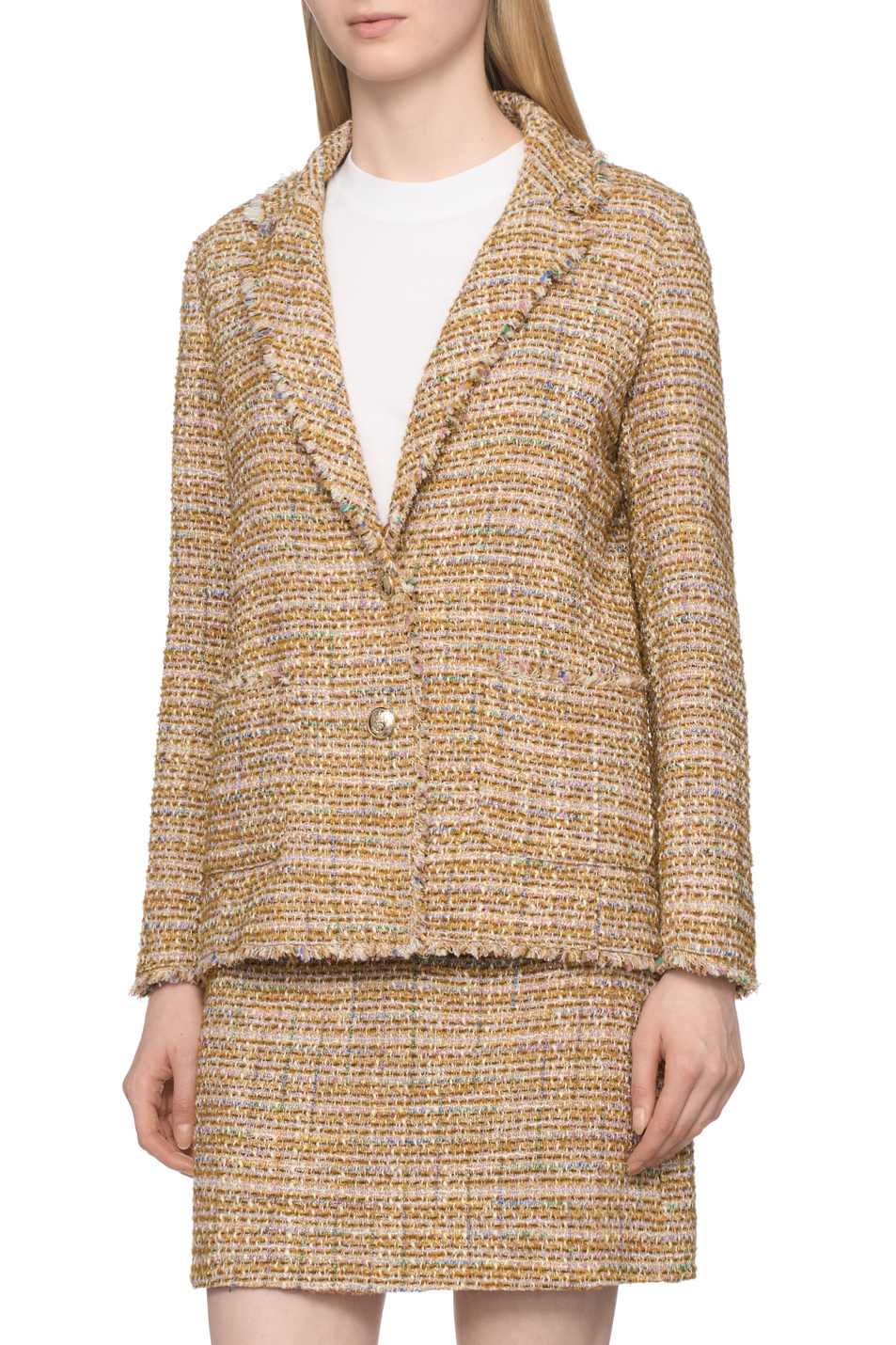 Женский iBLUES Жакет APOLLO твидовый (цвет ), артикул 2527046061 | Фото 4