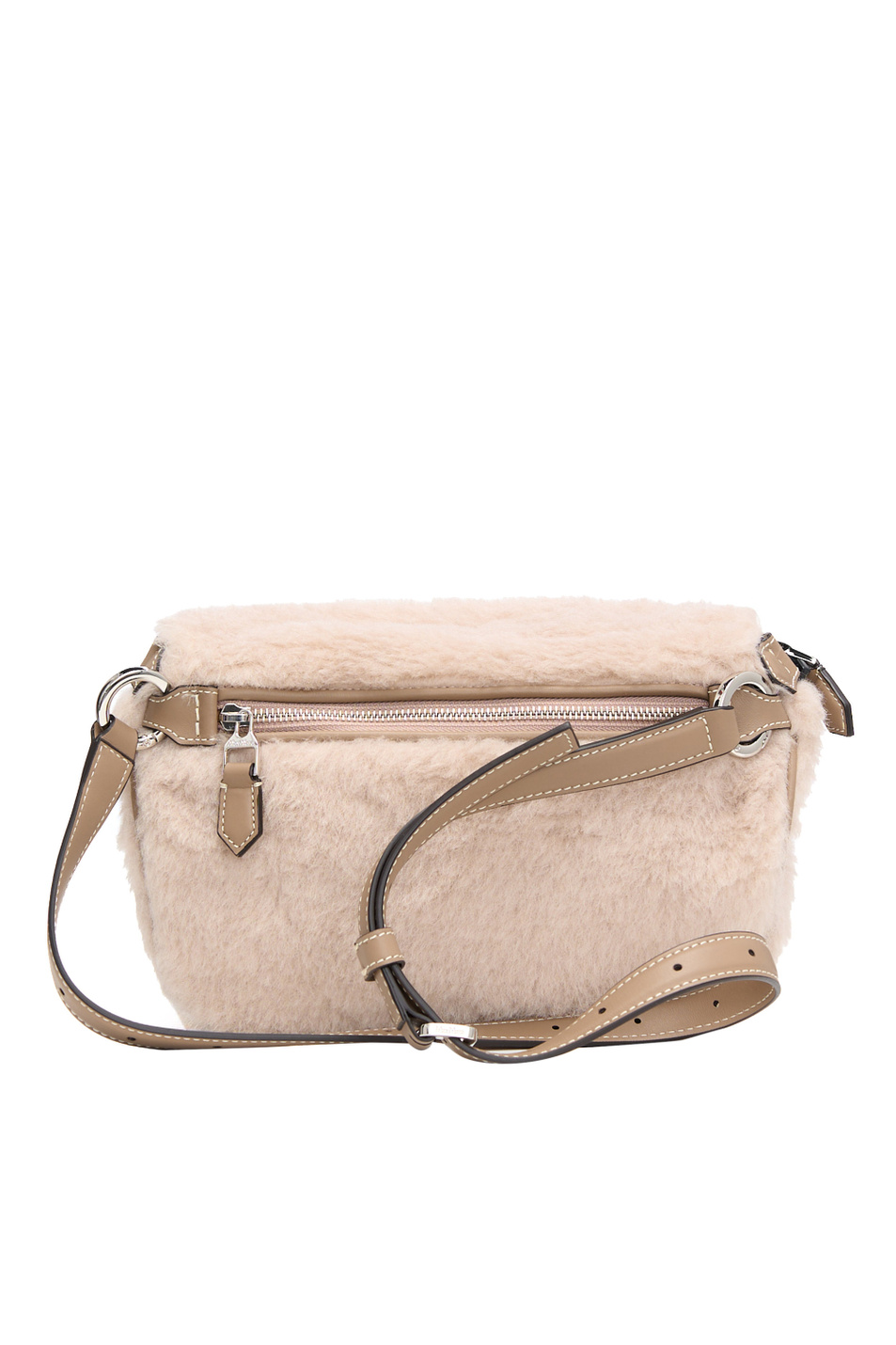 Женский Max Mara Сумка TEDDYBANANE1 из искусственного меха (цвет ), артикул 2424516282 | Фото 3