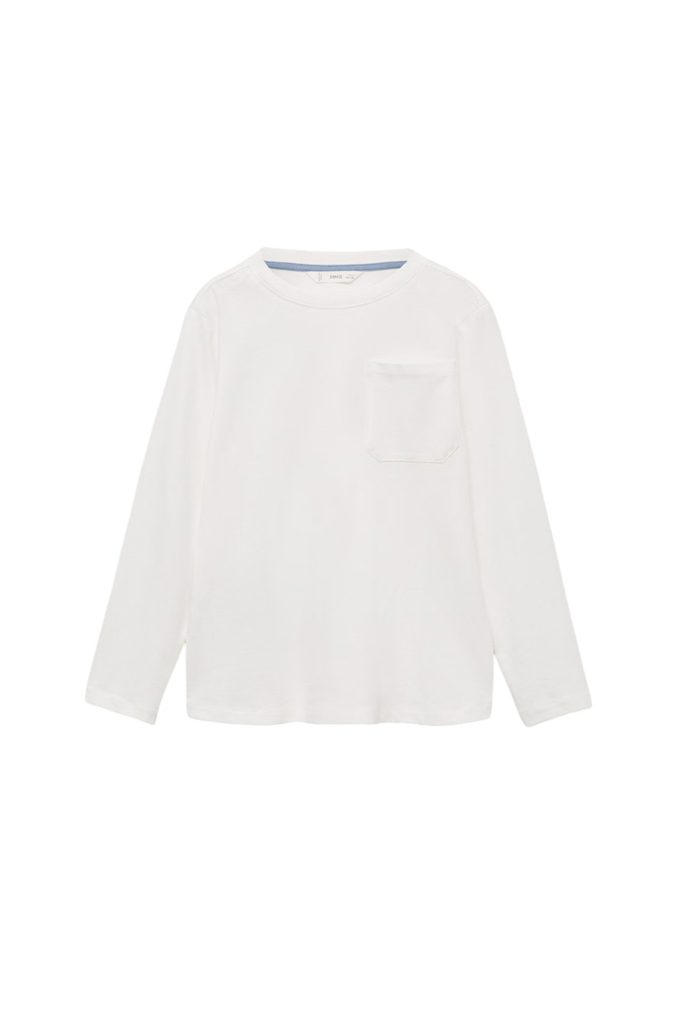 Мальчикам Mango Kids Лонгслив BASICA7 из хлопка (цвет ), артикул 87030649 | Фото 1